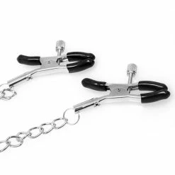 Coupon ⭐ Bondara Dominator Faux Leather Chain Nipple Clamps & Cock Ring 🥰 -Fetish Wear Sales unnamed file 877