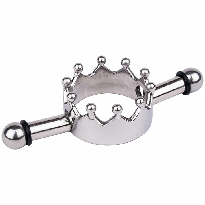 Best Sale π Torment Magnetic Stainless Steel Crown Nipple Clamps π 2 Best Sale π Torment Magnetic Stainless Steel Crown Nipple Clamps π - Image 2