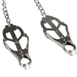 Promo 🧨 Torment Stainless Steel Collar With Clover Nipple Clamps 😉 -Fetish Wear Sales unnamed file 927