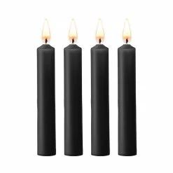 Outlet ⌛ Bondara&Sex Ouch! Teasing Black 4 Pack Bondage Candles - Medium Or Large 🔥