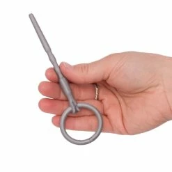 Flash Sale ⌛ Bondara Silver Ripple Penis Plug With Through-Hole ? 11cm 🥰 -Fetish Wear Sales unnamed file 996